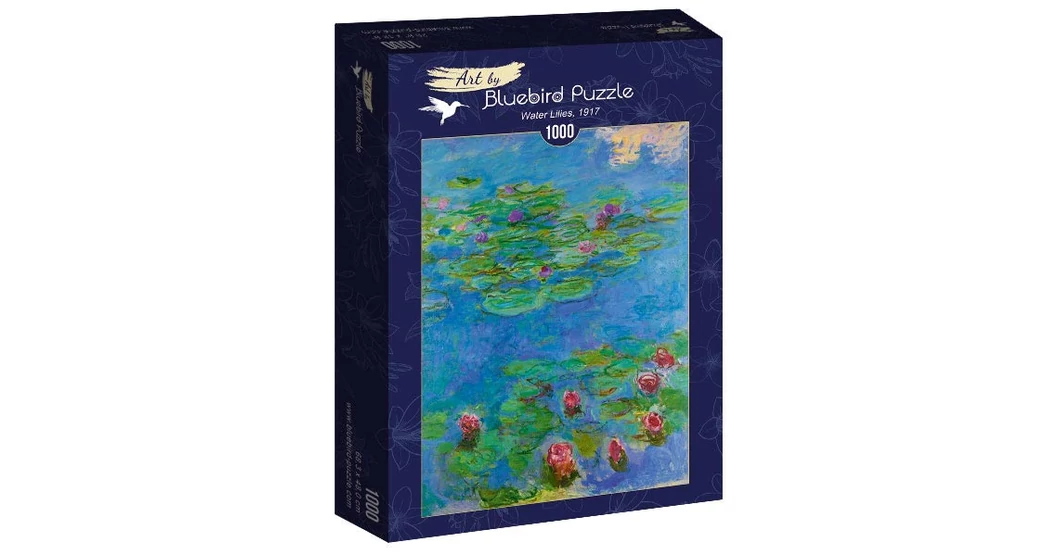 Bluebird 1000 db-os Art by puzzle - Claude Monet - Water Lilies, 1917 ...