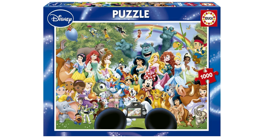 Educa 1000 db-os puzzle - Disney csodálatos világa (16297) - 1000 db-os ...