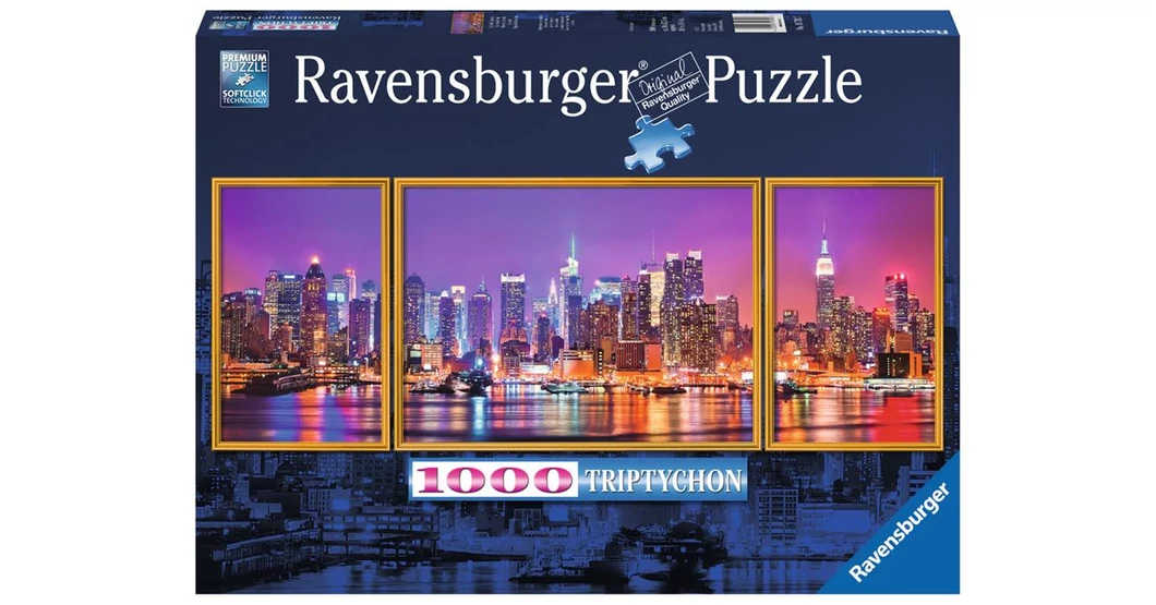 Ravensburger 1000 db-os Triptychon puzzle - New York (19792) - 1000 db ...