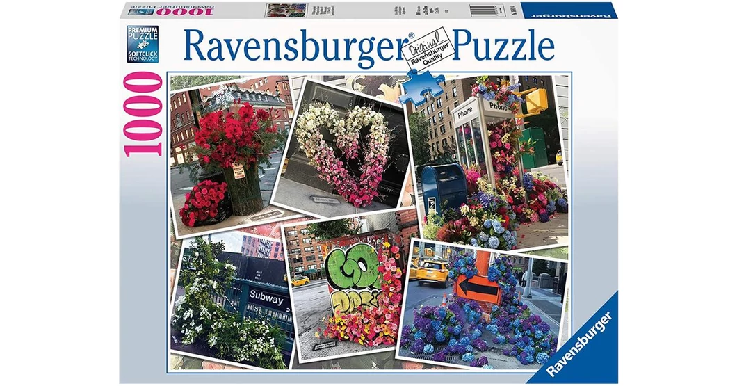 Ravensburger 1000 db-os puzzle - Virágok New Yorkban (16819) - 1000 db ...