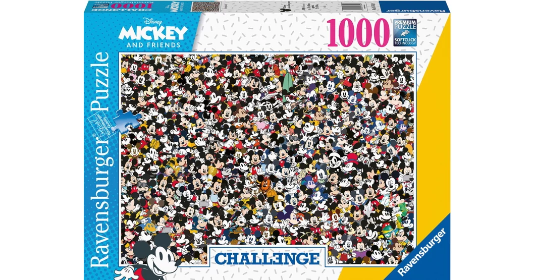 Ravensburger 1000 db-os puzzle - Challenge - Mickey Mouse (16744 ...
