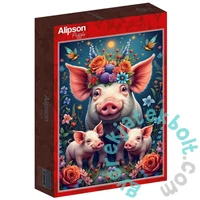Alipson 1000 db-os puzzle - Pig Family out for a Walk (50237)