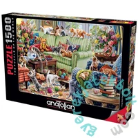 Anatolian 1500 db-os puzzle - Kittens in the Living Room (4575)