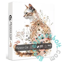 Bboldin 1000 db-os puzzle - Flower Cat (PT-173)