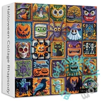 Bboldin 1000 db-os puzzle - Halloween Collage Rhapsody (PT-239)