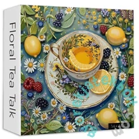 Bboldin 1000 db-os puzzle - Floral Tea Talk (PT-302)