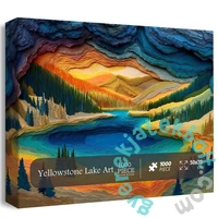 Bboldin 1000 db-os puzzle - Yellowstone Lake Art (PT-353)