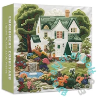 Bboldin 1000 db-os puzzle - Embroidery Courtyard (PT-405)