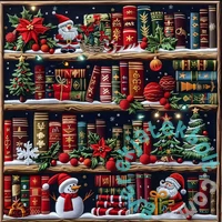 Bboldin 1000 db-os puzzle - Christmas Bookshelf (PT-413)