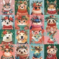 Bboldin 1000 db-os puzzle - Festive Animal Friends (Z-1099)