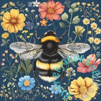 Bboldin 1000 db-os puzzle - Bee Among Blooms (Z-1318)