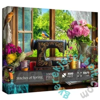 Bboldin 1000 db-os puzzle - Stitches of Spring (Z-1337)