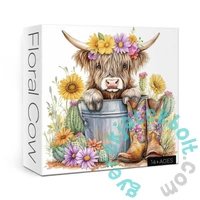Bboldin 1000 db-os puzzle - Floral Cow (Z-1435)