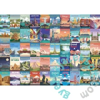 Bboldin 1000 db-os puzzle - World Landmarks (Z-1444)