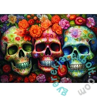 Bboldin 1000 db-os puzzle - Halloween Flower Skull (Z-234)