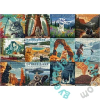 Bboldin 1000 db-os puzzle - Cats National Parks (Z-392)
