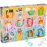 Black Sea 1000 db-os Premium puzzle - Cats in Cups (BS72214)