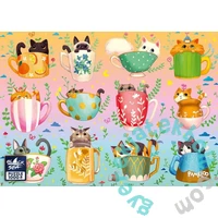 Black Sea 1000 db-os Premium puzzle - Cats in Cups (BS72214)