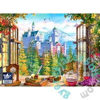 Black Sea 1000 db-os Premium puzzle - A View of Neuschwanstein Castle (BS72301)