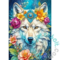 Black Sea 500 db-os puzzle - Among the Flowers - Wolf (BS82401)