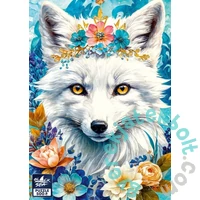 Black Sea 500 db-os puzzle - Among the Flowers - Arctic fox (BS82417)