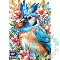 Black Sea 500 db-os puzzle - Among the Flowers - Blue Jay (BS82502)