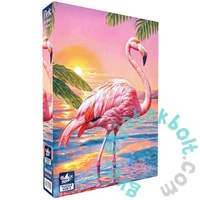 Black Sea 500 db-os puzzle - Pink Flamingo at Sunset (BS82509)