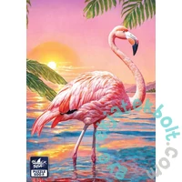 Black Sea 500 db-os puzzle - Pink Flamingo at Sunset (BS82509)
