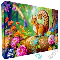 Black Sea 500 db-os puzzle - Squirrel on a Blooming Tree (BS82546)