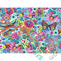 Bluebird 1000 db-os puzzle - Fleurs et Papillons (90793)