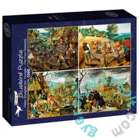 Bluebird 1000 db-os Art by puzzle - Pieter Brueghel the Younger - The Four Seasons (60220)