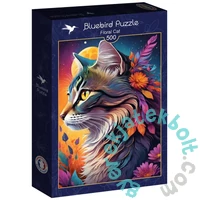 Bluebird 500 db-os puzzle - Floral Cat (90942)