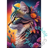 Bluebird 500 db-os puzzle - Floral Cat (90942)