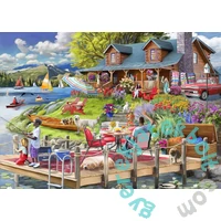Bluebird 500 db-os puzzle - Lake View Cabin Mountain Time (90939)