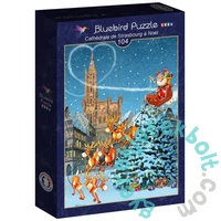 Bluebird 104 db-os puzzle - Strasbourg Cathedral at Christmas (90066)