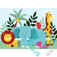 Bluebird 12 db-os puzzle - Animals of the Savannah (90617)