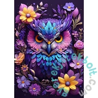 Bluebird 300 db-os puzzle - Flowers & Owl (90845)