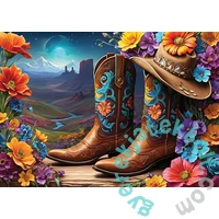 Bluebird 2 x 500 db-os puzzle - Cowgirl and Boots - Far West Collection (90920)