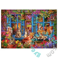 Bluebird 500 db-os puzzle - Window Shelf Cats (90972)