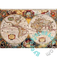 Bluebird 1000 db-os puzzle - Antique World Map (91104)