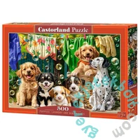 Castorland 500 db-os puzzle - Kutyusok nagymosáskor (B-54152)