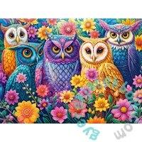 Castorland 3000 db-os puzzle - Virágok és baglyok (C-300723)