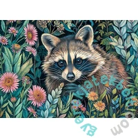 CherryPazzi 1000 db-os puzzle - Raccoon in Flowers (30851)