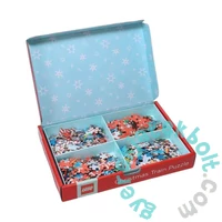 Chronicle Books 4 x 100 db-os puzzle - Lego Christmas Train (21335)