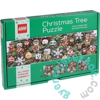 Chronicle Books 4 x 100 db-os puzzle - LEGO Christmas Tree (32805)