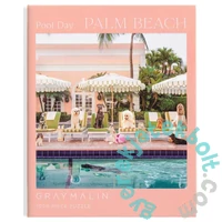 Galison 1000 db-os puzzle könyv alakú dobozban - Pool Day Palm Beach, Gray Malin (83814)