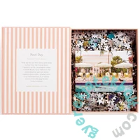 Galison 1000 db-os puzzle könyv alakú dobozban - Pool Day Palm Beach, Gray Malin (83814)