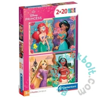 Clementoni 2 x 20 db-os puzzle - Disney Princess (24092)