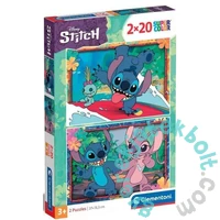 Clementoni 2 x 20 db-os puzzle - Stitch (24809)
