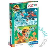 Clementoni 2 x 20 db-os puzzle - Jurassic World (24810)